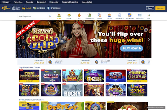 BetRivers Casino Michigan Screenshot 5
