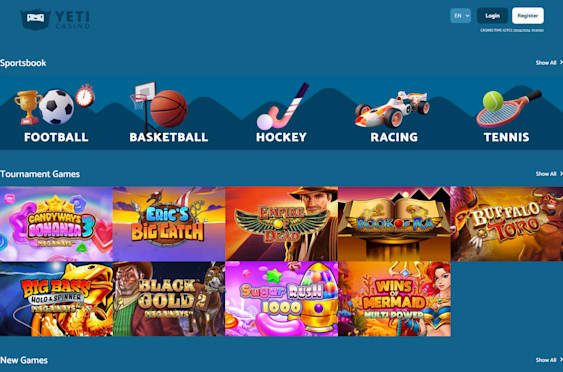Yeti Casino Screenshot 3