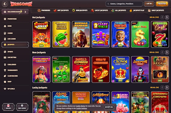 Dragonia casino screenshot 4