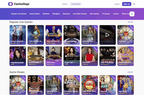 Casino Days Screenshot 2