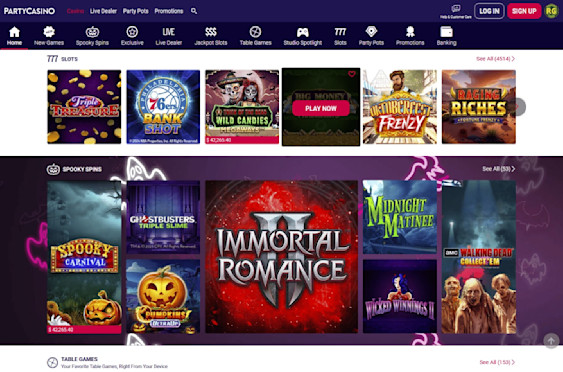 PartyCasino New Jersey Screenshot 4