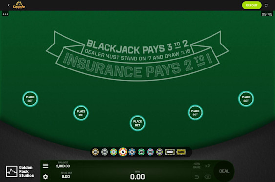 Casimba blackjack game