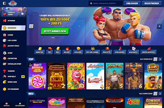 BigClash Casino Screenshot 1