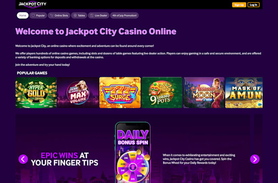 JackpotCity Casino Screenshot 5