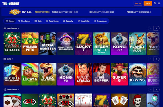 Thunderbolt Casino screenshot 5