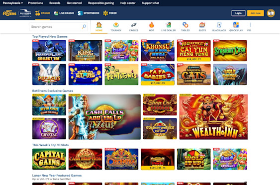 BetRivers Casino Pennsylvania Screenshot 2