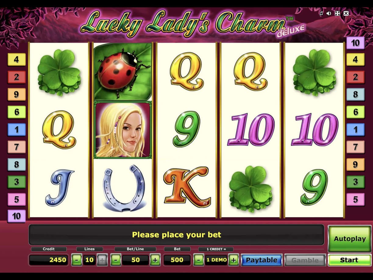 Lucky Lady's Charm Deluxe Screenshot 1