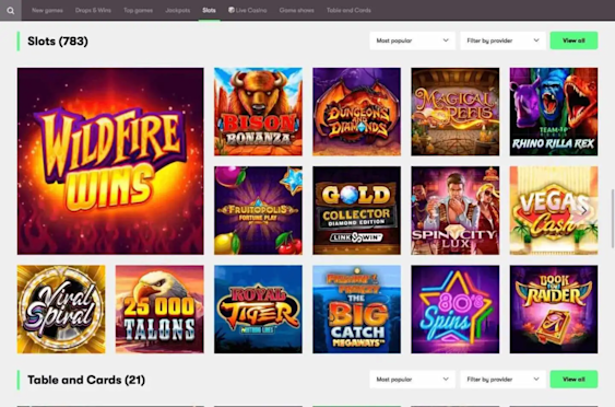 10bet Casino Slots