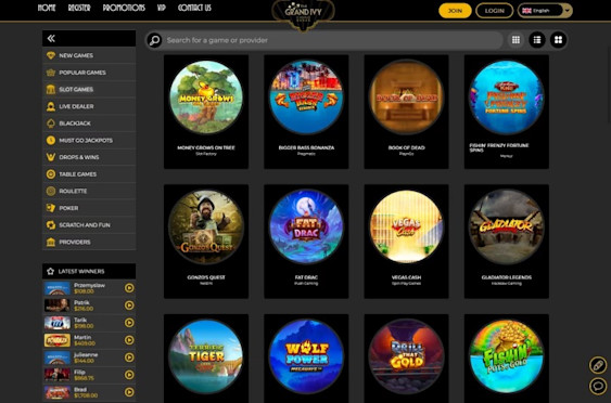 Grand Ivy Review Slot Games