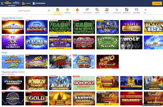 BetRivers Casino West Virginia Screenshot 3