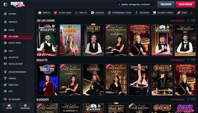 MafiaCasino Live Casino