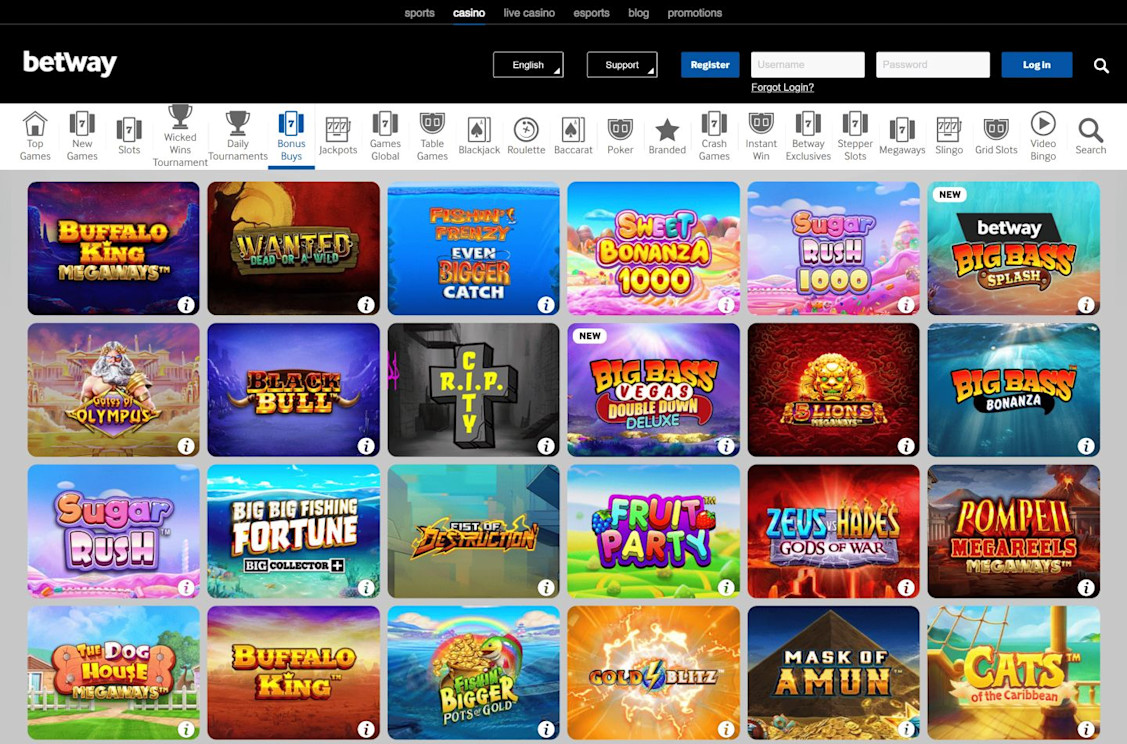 Betway Casino Screenshot 3