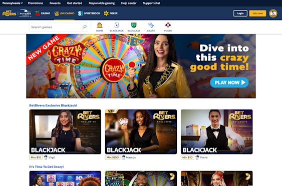 BetRivers Casino Pennsylvania Screenshot 6