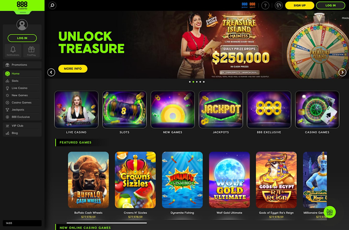 888 Casino screenshot 1