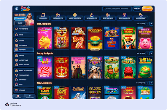 Dudespin casino Screenshot 4