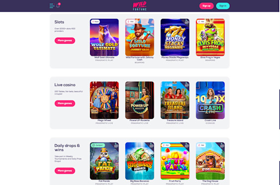 Wild Fortune Games