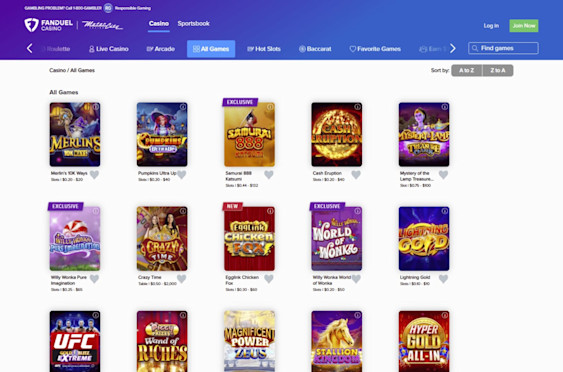 FanDuel Casino Screenshot 1