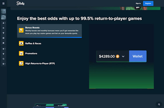 Stake Casino Screenshot 2