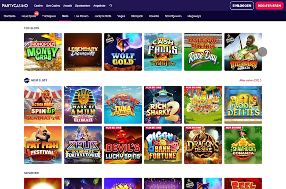 Casino Slots Lobby
