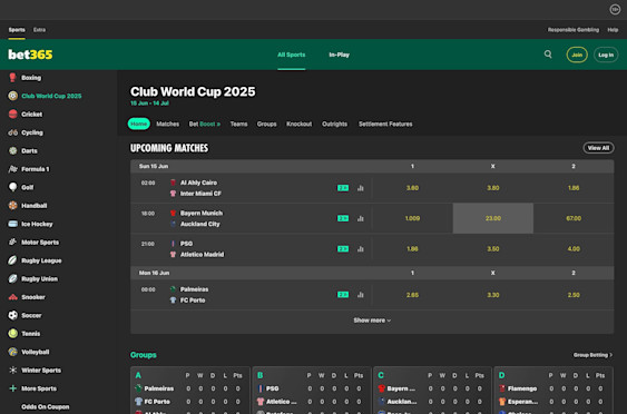 bet365 casino screenshot 2
