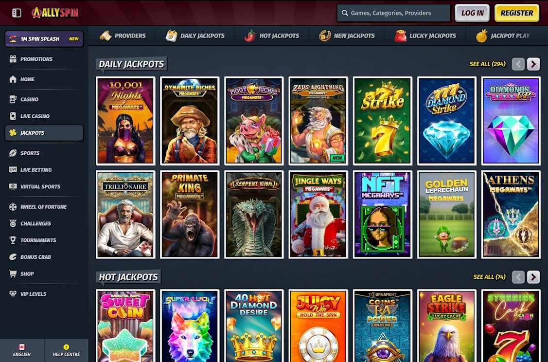 AllySpin Casino screenshot 6