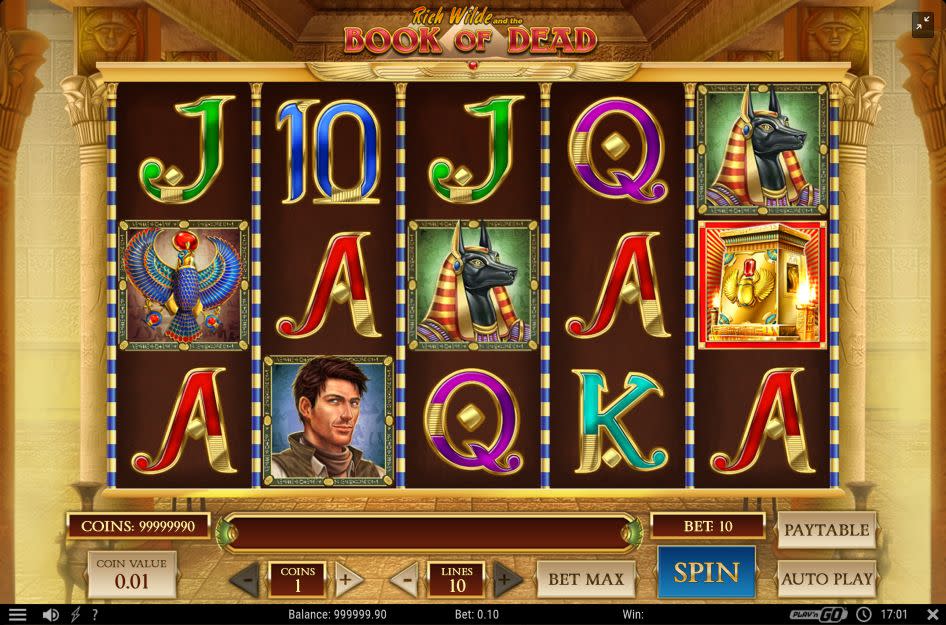 Book of Dead slot game