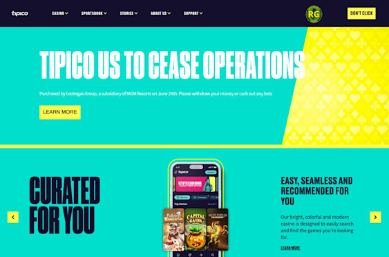 Tipico Casino New Jersey Screenshot 1