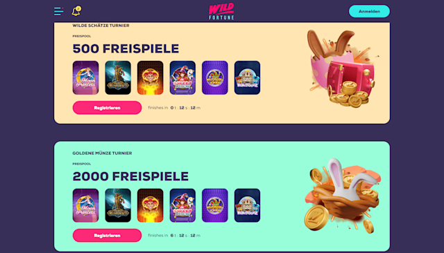Wild Fortune Casino Tournaments