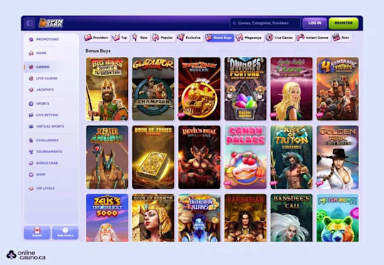 Spinbara Casino sreenshot 4