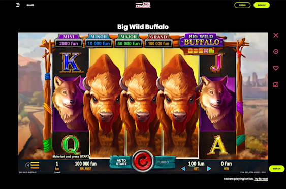 Spin Samurai Big Wild Buffalo