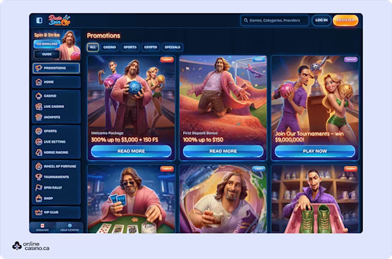 Dudespin casino Screenshot 5