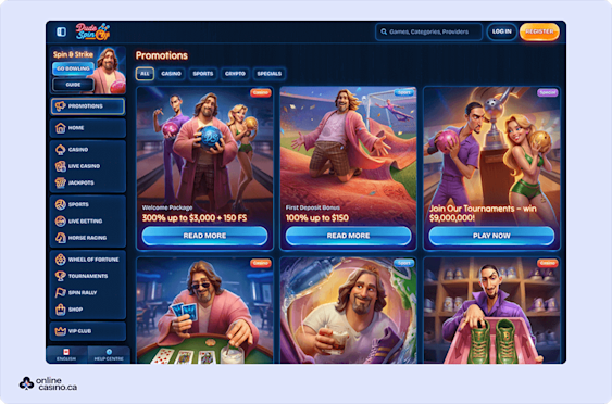 Dudespin casino Screenshot 5