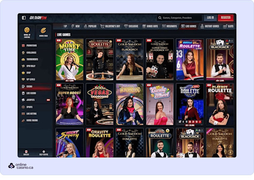 Glorion Casino Screenshot 5