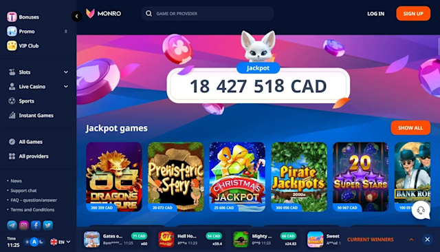 Monro - Jackpot slot games