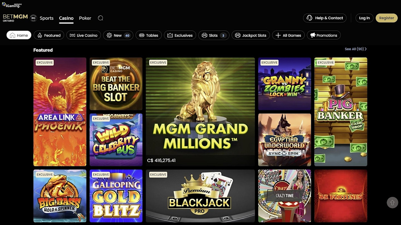 BetMGM Casino Ontario Screenshot 1