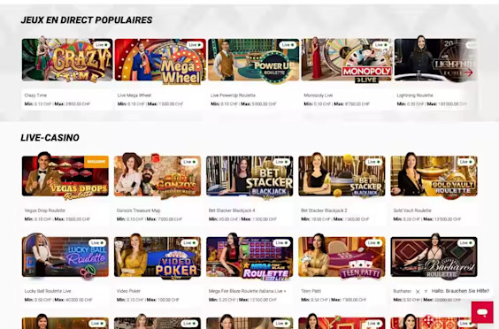 Jackpots.ch screenshot 3
