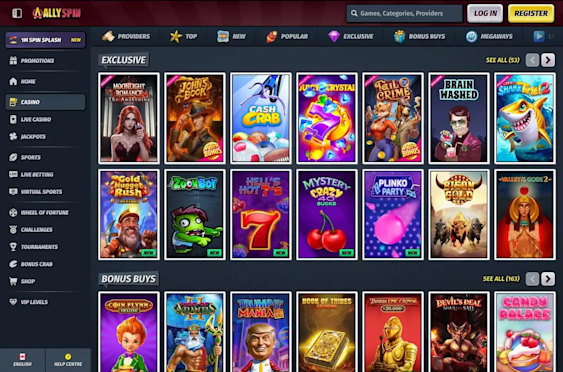 AllySpin Casino screenshot 4