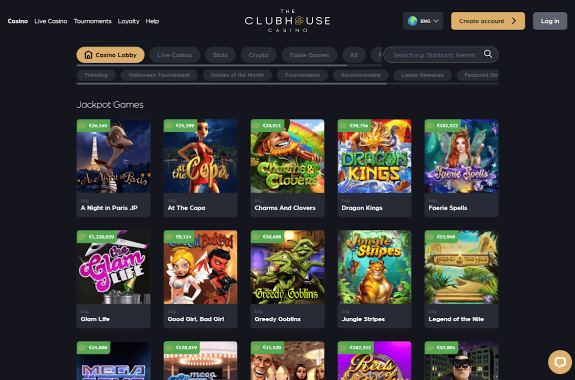 Clubhouse Casino Screenshot 3