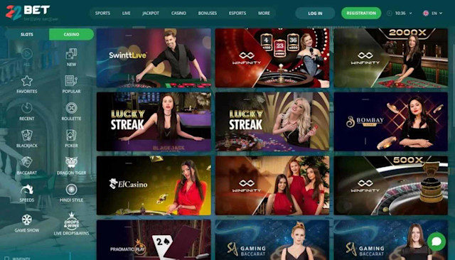 22Bet Live Casino Games