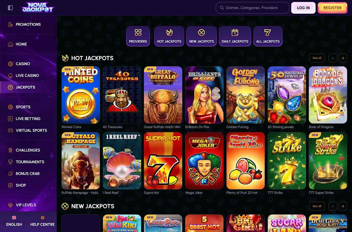 NovaJackpot Screenshot 1