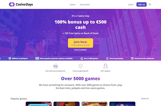 Casino Days Screenshot 1
