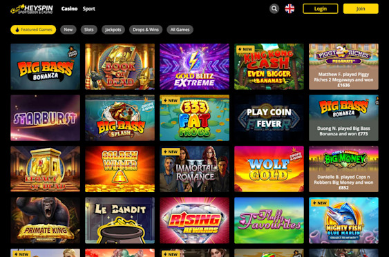 HeySpin Screenshot 1