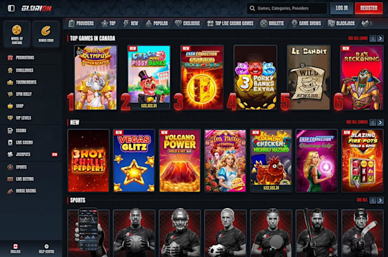 Glorion Casino Screenshot 1