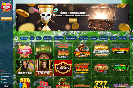 Duelz Casino Screenshot 3