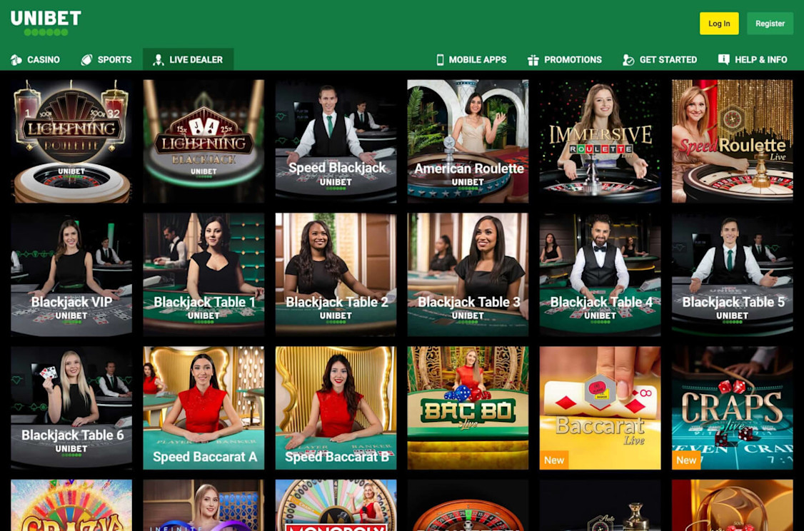 Unibet Live Dealer