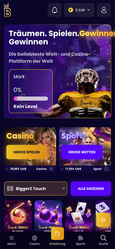 Mobile Ansicht des BiggerZ