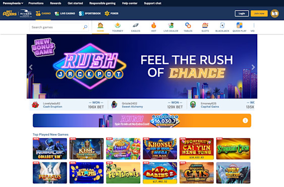 BetRivers Casino Pennsylvania Screenshot 1