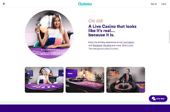 Casumo Live Casino