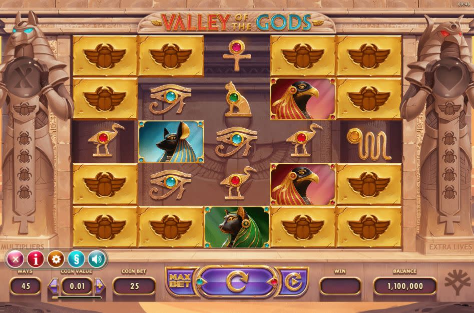 Valley of the Gods - Yggdrasil slot