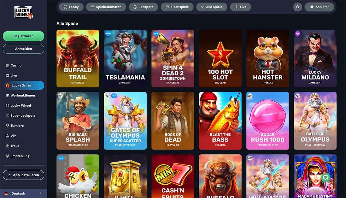 Casino Slots Lobby